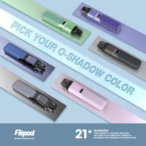 多色系 FITPOD O-Shadow 主機任你選,繽紛風格搭配個性 vaping 體驗