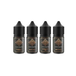 JP e liquid 煙油實拍圖（奶茶、蘋果塔、小熊餅乾等口味展示）